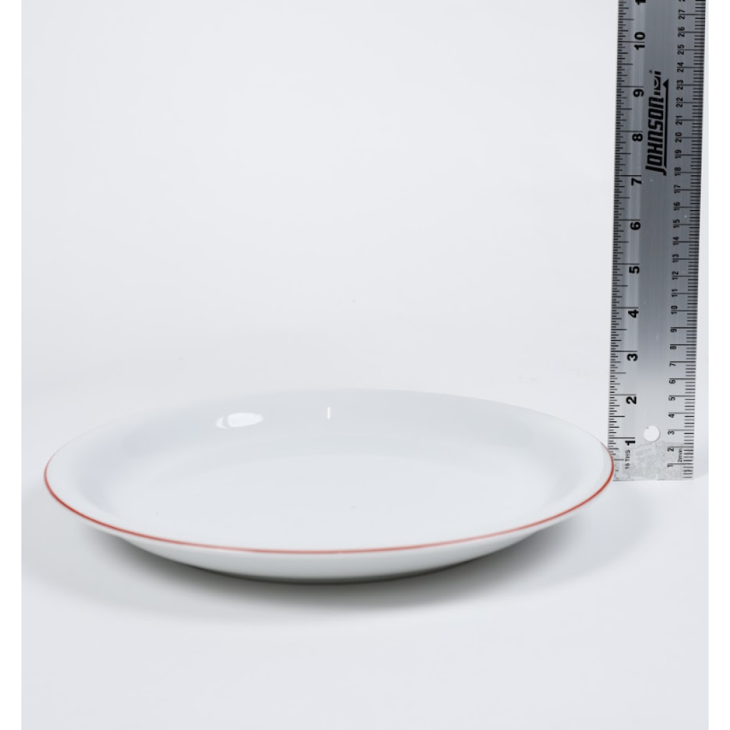 Red Stripe Plate (6)
